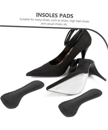 Self-Adhesive High Heel Pads - Wear-Resistant Compact Insoles | Portable Foot Pads for Comfort | Black 18.50X8.00X0.30CM - Buy Online on GoSupps.com