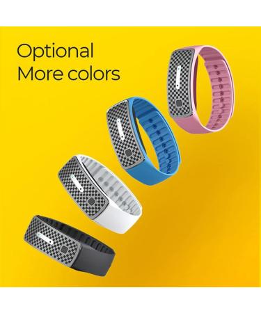Ultrasound Mosquito Protection Bracelet | Waterproof Anti-Mosquito Band for Kids & Adults | Reusable Pink Design - Buy Online on GoSupps.com