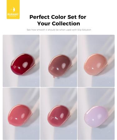 Burano Poly Extension Gel Nail Kit - 6 Color Builder Set for Nails - DIY Starter Kit for Beginners & Professionals - Skin Nude Shade - Buy Online on GoSupps.com