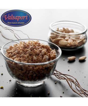  HOME LINE Valsapori - Chopped Almond Granella - Envelope of 100g - Origin: Sicily | Italian almond granelle ideal for decorating and decorating sweets biscuits creams and various pastries - Buy Online on GoSupps.com