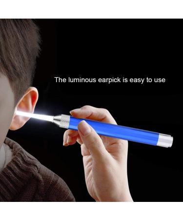 Ear Wax Tweezers Wax Removal Stainless Steel Luminous Tweezers Durable Selection of Ears for Baby Child Ear Cleaning Set (Blue) - Buy Online on GoSupps.com
