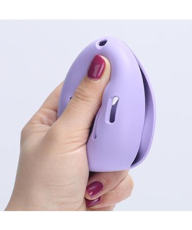 Sponges Makeup Blender Case Airy Beauty Sponge Holder - Silicone Beauty Makeup Sponge Protective Carrying Case for Home Travel Wynott Purple - Buy Online on GoSupps.com