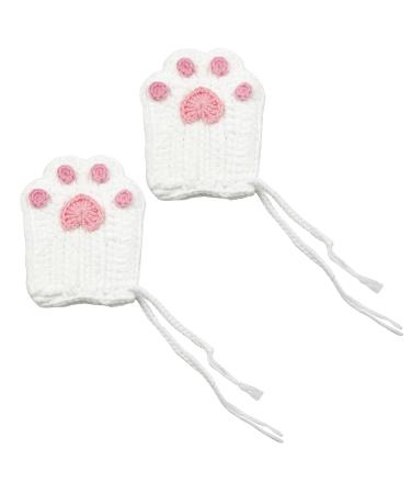 Handmade Cat Mom Gifts | Crocheted Cat Paw Soap Bags | Natural Cotton Soap Savers - Buy Online on GoSupps.com
