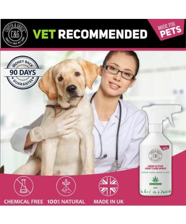Hemp Active Joint Care Spray | Instant Soothes Muscle & Joint | Quick Absorb | 100% Cruelty Free Vet Recommended | Best For Dogs And Horses | Amazing Essential Oil Embrocation - Buy Online on GoSupps.com