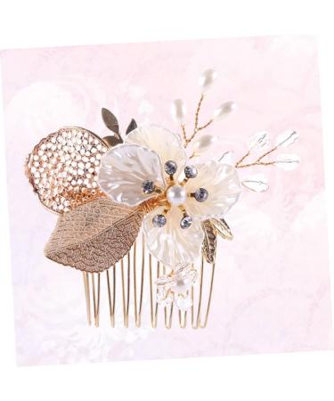 FRCOLOR Headpiece Wedding Hair Comb Bridal Comb Rhinestone Comb Pearl Hair Comb for Bride Hair Comb for Bride Headpiece Rhinestones Accessories - Buy Online on GoSupps.com