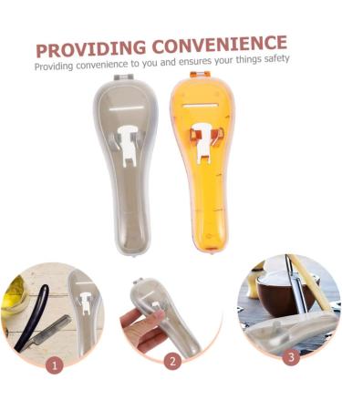 Housoutil 4-Piece Razor Storage Box & Travel Case | Portable Protective Bag for Manual Razors | Orange | International Shipping Available - Buy Online on GoSupps.com