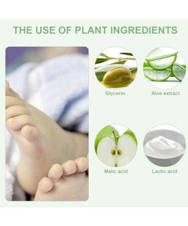 Fo-Ot M-Asks Lot de 3 paires de masques exfoliants pour peaux dures hydratants et nourrissants adoucissants non irritants r parateurs pour talons fissur s pieds morts et secs (Aloe Vera) - Buy Online on GoSupps.com
