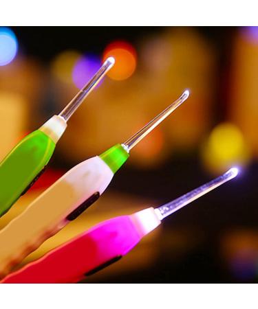 LED Light Ear Pick - Ear Wax Cleaning Tool Remover with 3 Ear Spoons - Buy Online on GoSupps.com