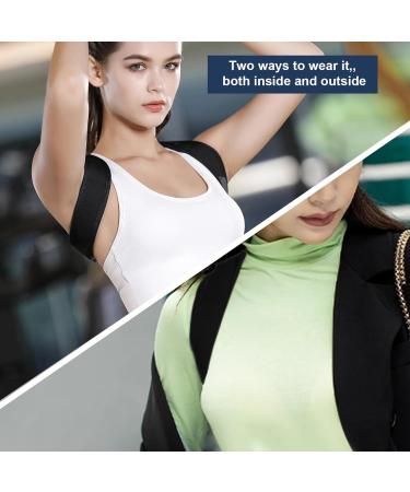 Adjustable Posture Corrector for Women & Men - Breathable Back Brace Invisible Support & Pain Relief Solutions - Buy Online on GoSupps.com