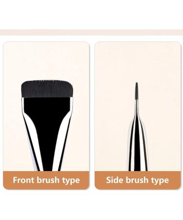 Flat Foundation Makeup Brush Flat Blush Concealer Brush Ultra Thin Make Up Brush Liquid Powder Brush Foundation Brush Cosmetic Applicator Liquid Powder Brush - Buy Online on GoSupps.com