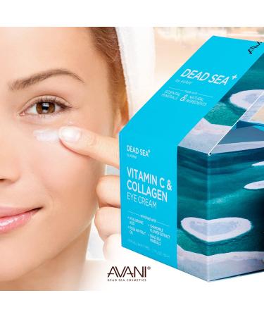 AVANI Dead Sea+ Vitamin C & Collagen Eye Cream | Targets Signs of Aging, Boosts Elasticity, Reduces Wrinkles | 1.7 fl oz - Buy Online on GoSupps.com