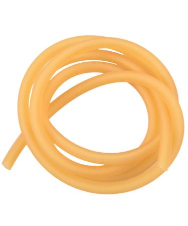 Natural Latex Rubber Band Tube Elastic 2x5mm Yellow Size:1M