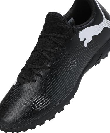 PUMA Men's Future 7 Play TT Soccer Shoe - Size 45 EU - Black & White - International Shipping Available - Buy Online on GoSupps.com