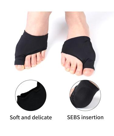 Bale Toe Sleeves & Correctors for Men & Women | Pain Relief & Protection for Big Toe | Straighten & Comfort | Available in Black - Buy Online on GoSupps.com