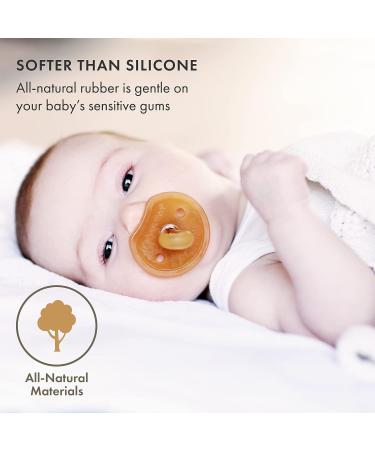 Natursutten Orthodontic Pacifier 12 Months & Up - BPA-Free Natural Rubber Butterfly Pacifier - Eco-Friendly - Made in Italy - Buy Online on GoSupps.com