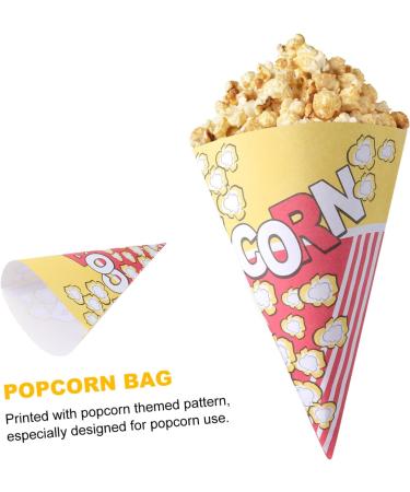Mobestech 150 Pcs Disposable Popcorn Bags Popcorn Bags for Popcorn Paper Bags for Party Finger Food Cones Popcorn Individual Bags Paper Bags Candy Bags Rose Petals Bulk Box As Shownx3pcs 16*16*20.5cmx3pcs - Buy Online on GoSupps.com