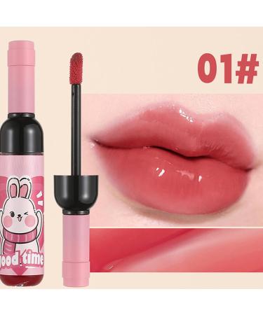  Teksome Lip gloss for women lip tint - 3 colors of waterproof liquid lipstick - Wine bottle shape long-lasting daily makeup for women girls mothers or - Buy Online on GoSupps.com