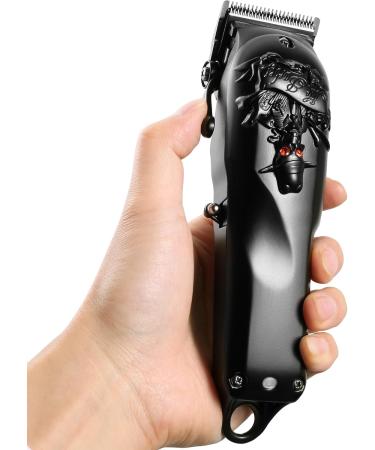 Professional Hair Clippers for Men | Cordless & Corded Barber Clippers | Rechargeable Home Haircut & Grooming Set (Black - Buy Online on GoSupps.com