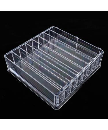 Jojomis 2X Acrylic 8 Slots Eyeshadow Blush Compact Powder Organizer Display Stand - Buy Online on GoSupps.com