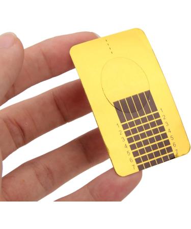 500 Self-Adhesive Nail Stencils for Gel & Nail Extensions | Golden Modeling Stencils - International Shipping - Buy Online on GoSupps.com
