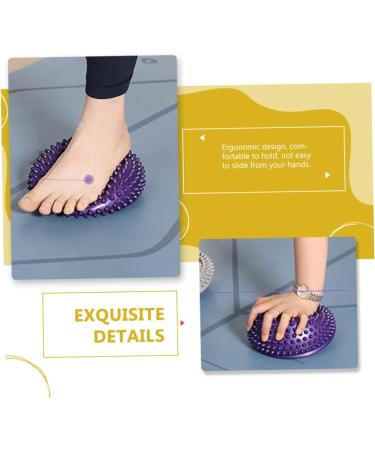 Tovinanna Durian Ball Yoga Massage Device - Neck & Body Massager | Creative Relaxing Massage Accessories - 16x16x8cm Purple - Buy Online on GoSupps.com