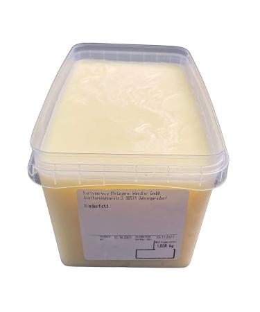 Authentic Homemade Tallow (1000g) & Wendler's Herbal Salt (50g) - Premium Franconian Craft Butcher Quality for International Shipping - Buy Online on GoSupps.com