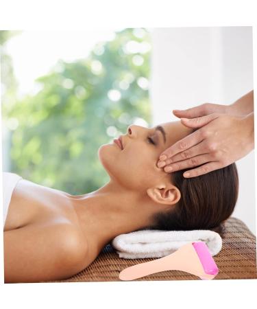 Massage Roller Face Massager | Ice Roller & Eye Cream Tool for Skin Care | Purple Facial Massage Stick 17x7.5x3cm - Buy Online on GoSupps.com