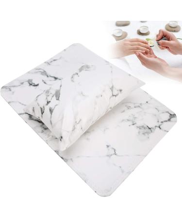 Different Gift Nail Art Hand Pad Easy To Store Effective Relief Beautiful And Practical Soft Leather Hand Rest Pillow Manicure Store for Home(white) - Buy Online on GoSupps.com
