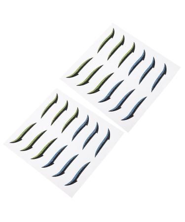 Shop KALLORY 24 Pairs Glitter Eyeliner & Double Eyelid Tape - Reusable Self-Adhesive Stickers in Assorted Colors | Enhance Your Eye Makeup - Buy Online on GoSupps.com