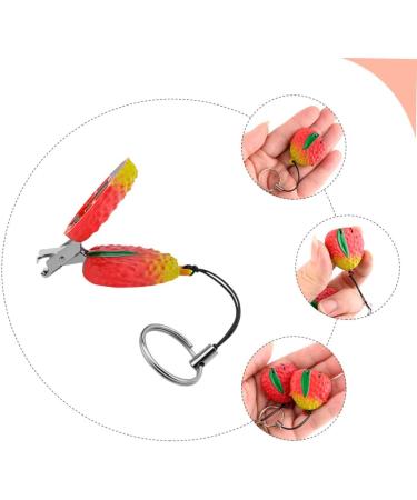 FRCOLOR Strawberry Nail Strawberry Nail Clippers Nail Clippers for Thick Nails Portable Nail Toddler Nail Clipper Fruit Stainless Steel Cartoon Man Toenail Clippers - Buy Online on GoSupps.com
