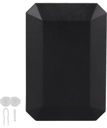 DEWIN Black Contact Lens Box - Storage Container with Tweezers for Easy Lens Removal | International Shipping Available - Buy Online on GoSupps.com