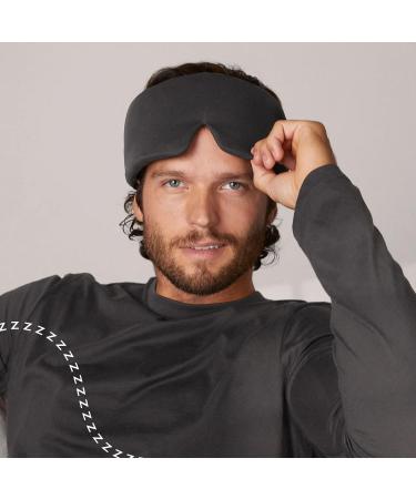 Lunya Sleep Mask - Organic Pima Cotton Eye Mask for Travel - Soft & Gentle Sleep Masks for Men & Women with Silk Pouch - Perfect for International Shipping - Buy Online on GoSupps.com