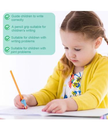 Buy Kxusw Abbey Holder - 10 Piece Silicone Ergonomic Writing Aid for Kids | Improve Handwriting with Pen and Pencil Holders - Buy Online on GoSupps.com
