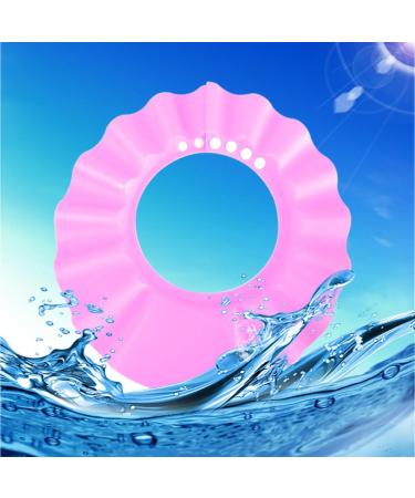 HOOYEE Adjustable Bath Cap for Kids - Pink | Shower and Shampoo Protection for Toddlers and Babies - Buy Online on GoSupps.com