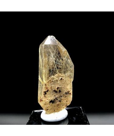 ERNZI Natural Rutile Quartz Crystal Specimen | Golden Hair Rutila | Titanium #115 - Buy Internationally Online - Buy Online on GoSupps.com