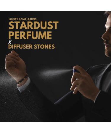 5 Sen.ses Co. Luxury Starlight Bracelet Gift Set Combo for Men | Certified Natural Stone Metallic Bracelet with Long Lasting Luxurious Stardust Perfume | Personalised Card - Happy Birthday - Buy Online on GoSupps.com