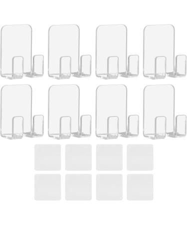 Aunmas 8-Piece Razor Holder Set - Self-Adhesive Waterproof Hooks for Luffa Towel Bathrobe & Kitchen Organization - International Shipping Available - Buy Online on GoSupps.com