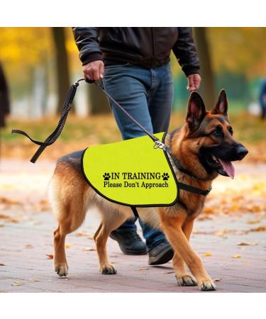 Shop 'In Training' Dog Vest - Don't Approach Ask Before Petting - EU Shipping Available - Buy Online on GoSupps.com