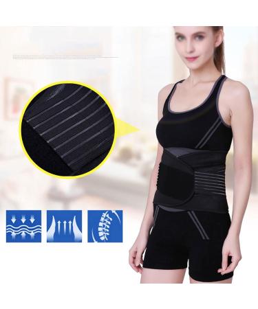 Samnuerly X-Large Back Support Lumbar Belt for Sciatica Scoliosis Herniated Disc - Ergonomic Design for Men & Women - Buy Online on GoSupps.com