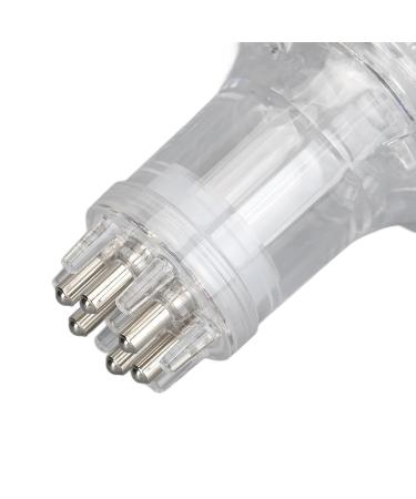 DAUZ Scalp Oil Applicator Comb - Portable Silicone Tool for Even Hair Growth Oil Application - Transparent White - Buy Online on GoSupps.com