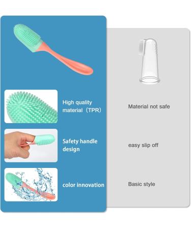 KUIING 3Pack Dog Finger Toothbrush Food Grade Silicone Cat Toothbrush Pet Toothbrush Keep Dog'S Mouth Clean and Reduce Gum Disease Teeth and Gums Care Kit for Puppy Kitten Pets - Buy Online on GoSupps.com