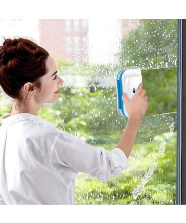 Double-Sided Window Cleaner Glass Cleaning Brush Glass Wiper Household Cleaning Tools with Anti-Falling Rope for High-Rise Single Double Glazed Windows 3 24mm - Buy Online on GoSupps.com