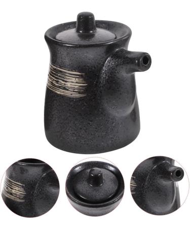 Zerodeko 2pcs Ceramic Sushi Soy Sauce Vinegar Bottle Small Vinegar Jars Kitchen Vinegar Bottle Oil Dispenser Bottle Soy Sauce Pot Vinegar Holder Ceramics Condiment Cooking 10X8.5X7CM As Shown - Buy Online on GoSupps.com