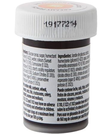 Wilton Creamy Peach Gel Icing Colour 28.3g - Vibrant and Smooth Formula - Buy Online on GoSupps.com