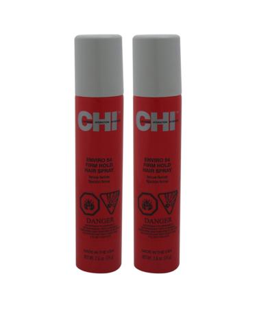 Enviro 54 Firm Hold Hair Spray by CHI for Unisex - 2.6 oz Hair Spray - (Pack of 2)