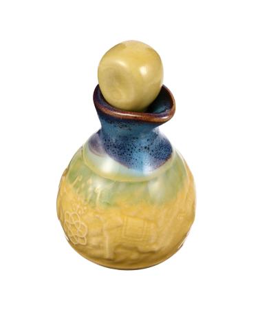 MAGICLULU 3 Sets Aromatherapy Bottle Essential Oil Bottle Perfume Bottle Mini Vinegar Ceramic Sauce Bottle Lotion Refillable Bottle Empty Bottle Cosmetic Dispenser Scent Bottle Ceramics