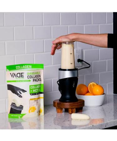 VADE Nutrition Keto Collagen + MCT Oil Packs | Hair Nail Skin Bone Joint Health | Grass Fed - Unflavored (Orange Cream) - Orange Creamsicle Flavor - Buy Online on GoSupps.com