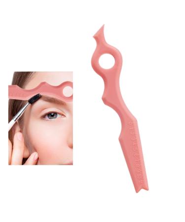 Eyeliner Applicator Tool - Silicone Tool Applicator Eyeliner Silicone Eyebrow Stencils Ruler for Beginners Silicone Eyeliner Applicator Tool for Women Littryee Pink