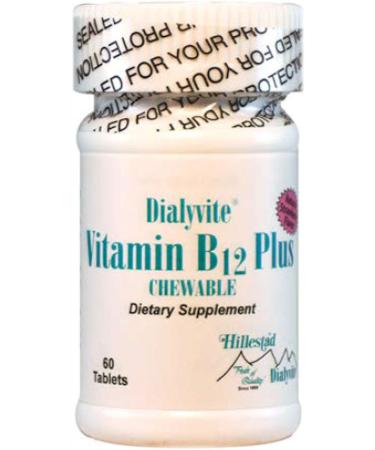 Dialyvite - Vitamin B12 Plus - Chewable - 60 Wafers