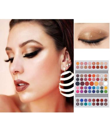 DEERWIN Professional Eyeshadow Palette 71 Shades Pressed Matte and Shimmer Eye Makeup Pallet Highly Pigmented Colorful Powder Long Lasting Waterproof Eye Shadow - Buy Online on GoSupps.com